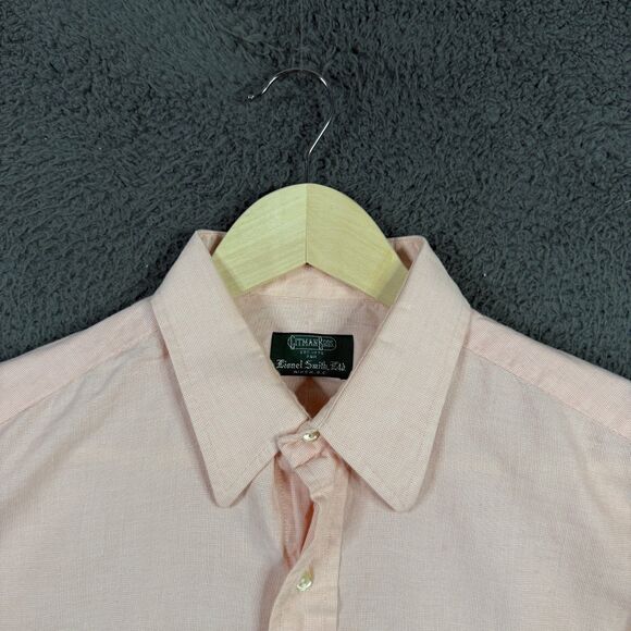 Vintage Gitman Bros Shirt Mens 15.5 34 Orange Button Down Long Sleeve Made USA - Picture 3 of 13